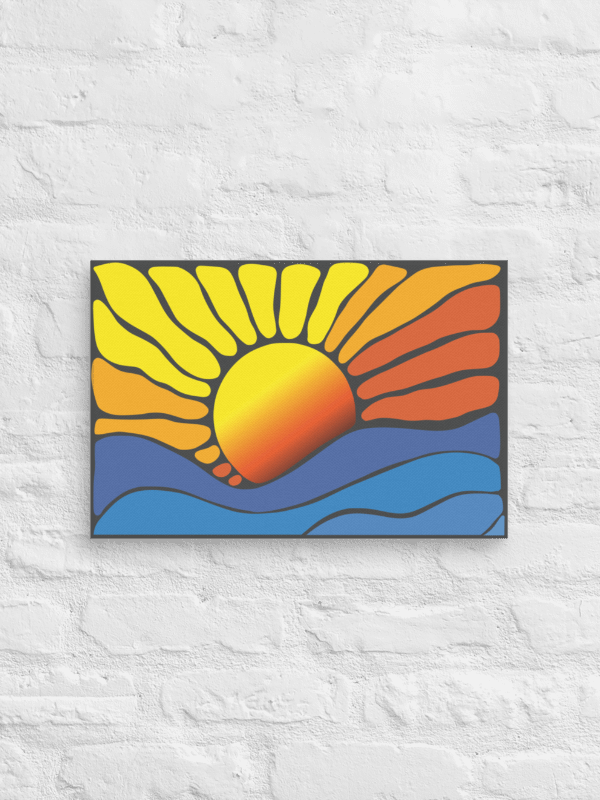 Abstract Sunrise Canvas 2:3 product image (4)