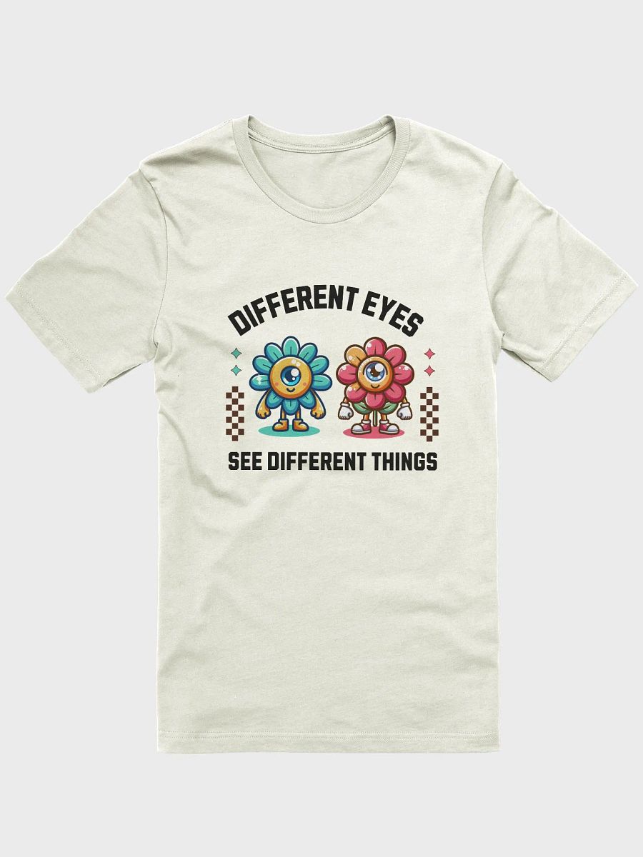 Different eyes see different things Tshirt, cartoon flower cute shirt product image (1)
