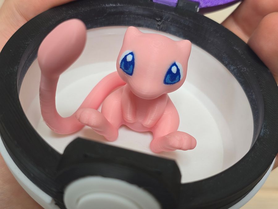 3D Printed Fan Made Pokemon Masterball & Mew set product image (6)