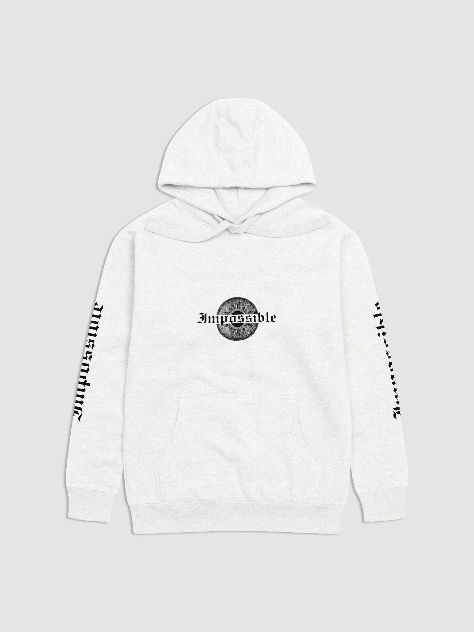 "Impossible" Premium Unisex Hoodie - Front, Back, and Sleeve Prints product image (8)