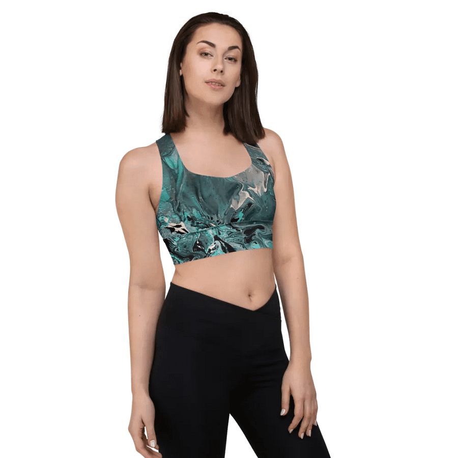 Black Water Sports Bra product image (3)