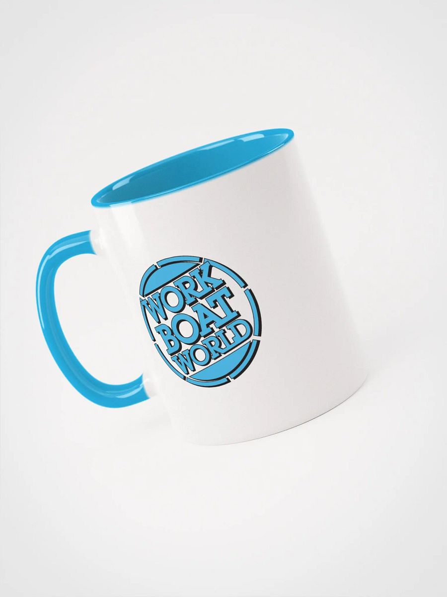 Work Boat World Logo Mug (Light Blue) product image (3)