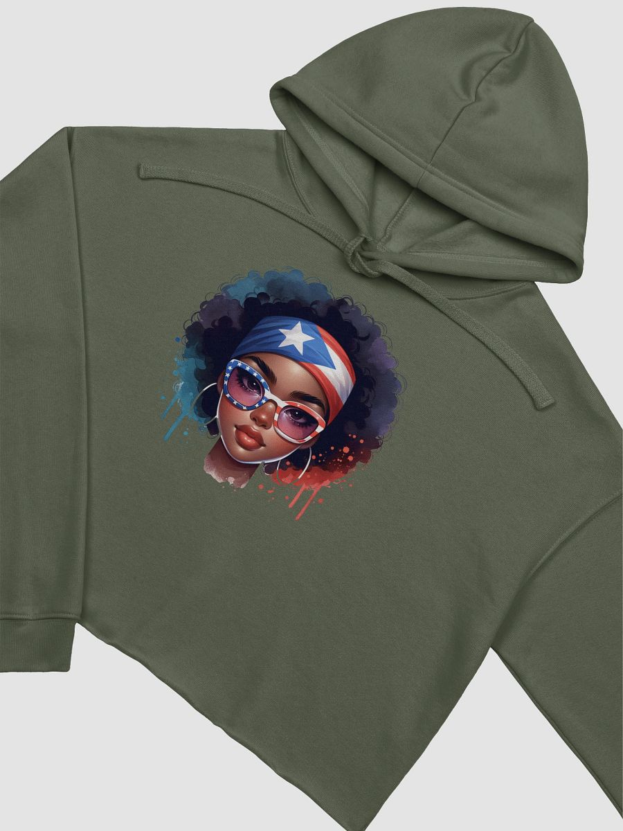 Puerto Rico Stars and Stripes Afro Hoodie product image (9)
