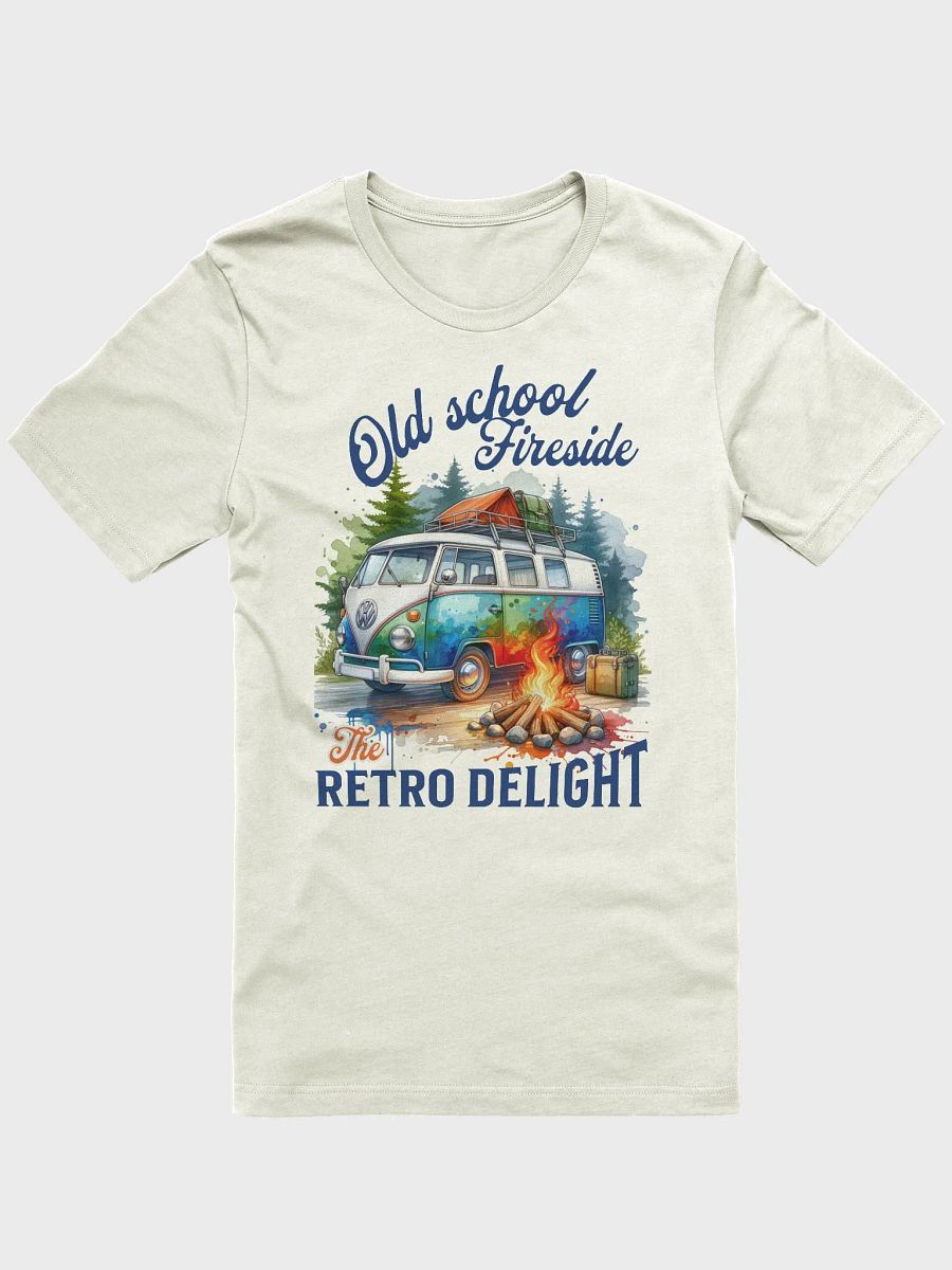 Wilderness escape van shirt, old school fireside retro tee product image (1)