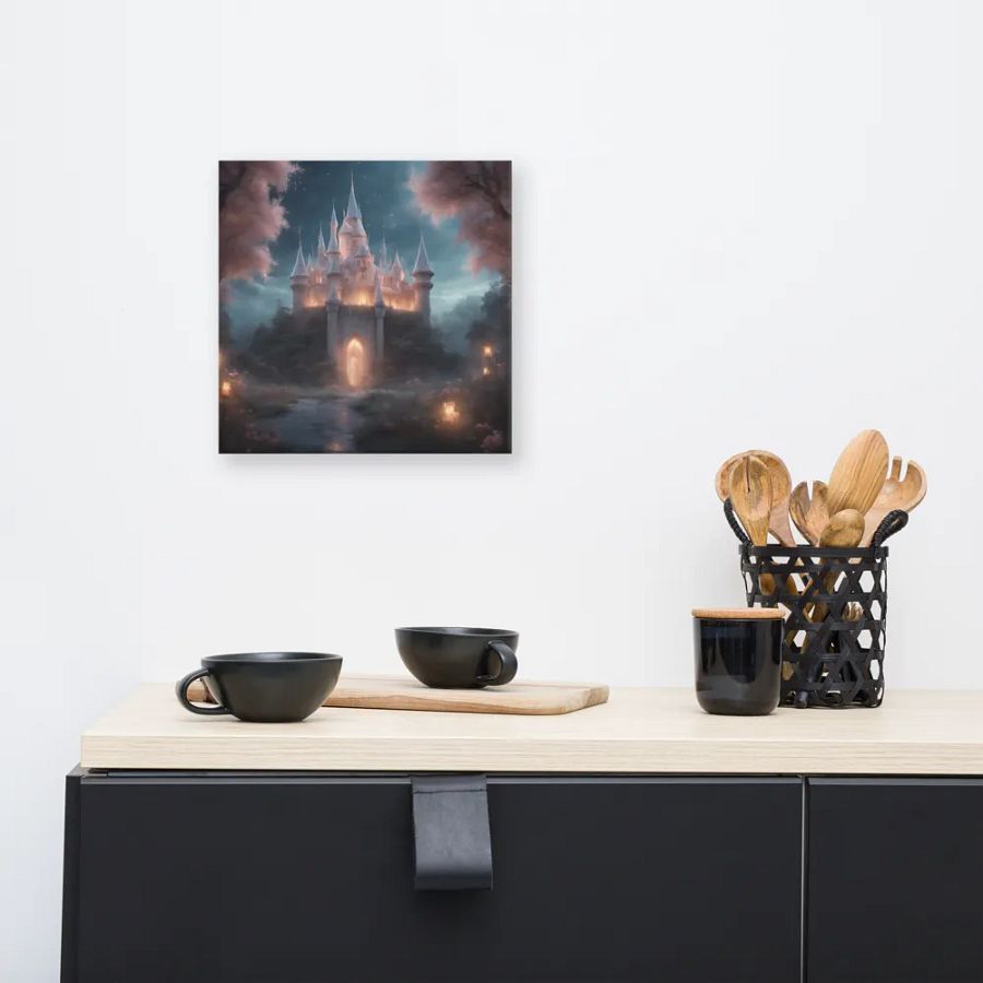 Ethereal Fairy Castle Wall Art product image (8)