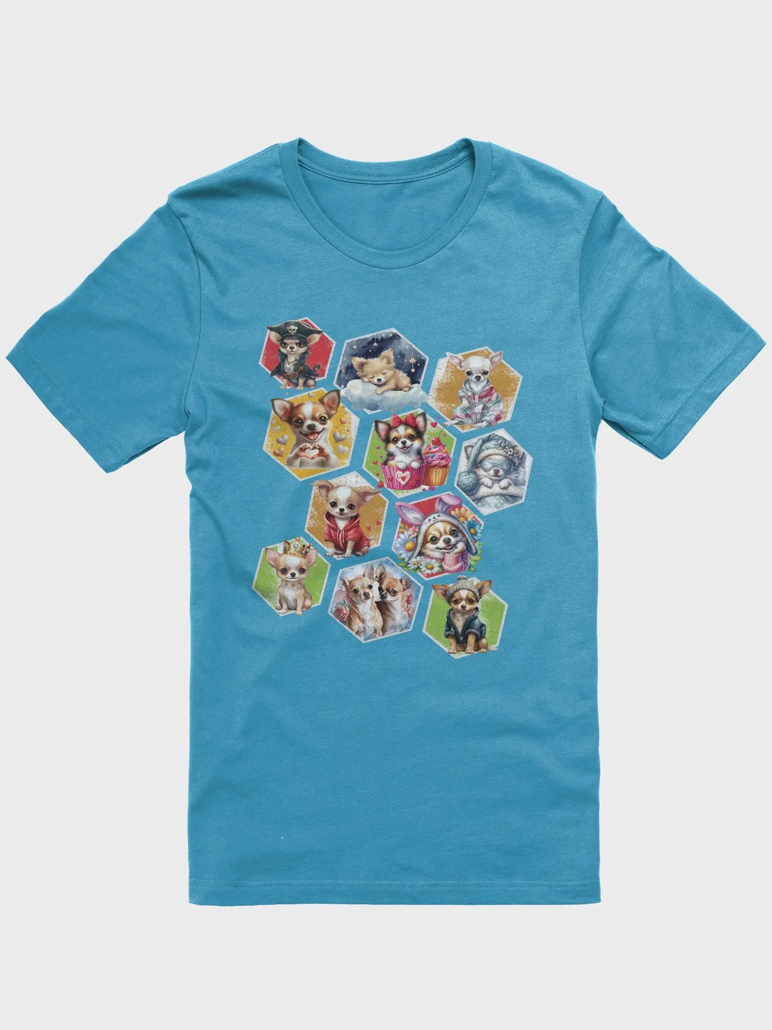 Funny Cute Chihuahuas in Cubes for Anyone Who Loves Their Pet T-Shirt product image (6)