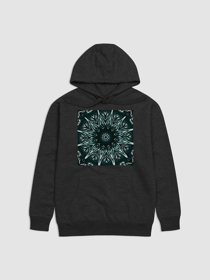 Abstract Dark Mandala Pattern Unisex Pull Over Hoodie product image (2)