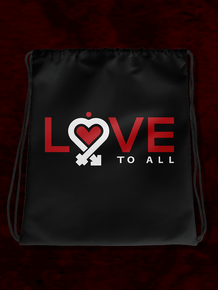 L2A 2025 Black Drawstring Bag product image (1)