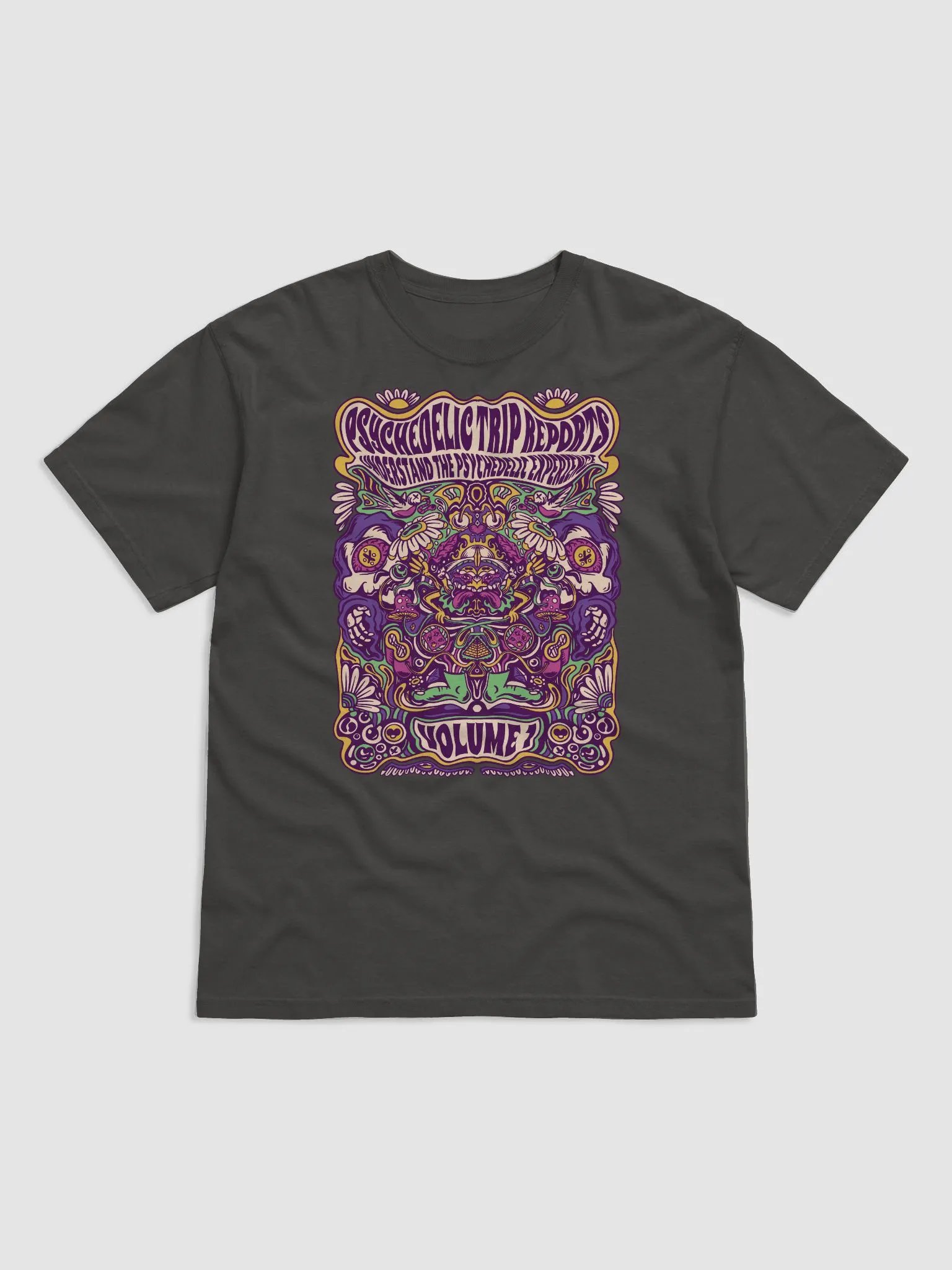 Psychedelic Trip Experience | Trippy Hippie Psychedelic Hippie Symbols | Boho-Retro Style T-Shirt Design product image (19)