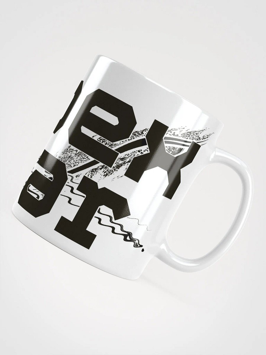 Black HApex Gear Black Logo White Glossy Mug by Mugz product image (4)
