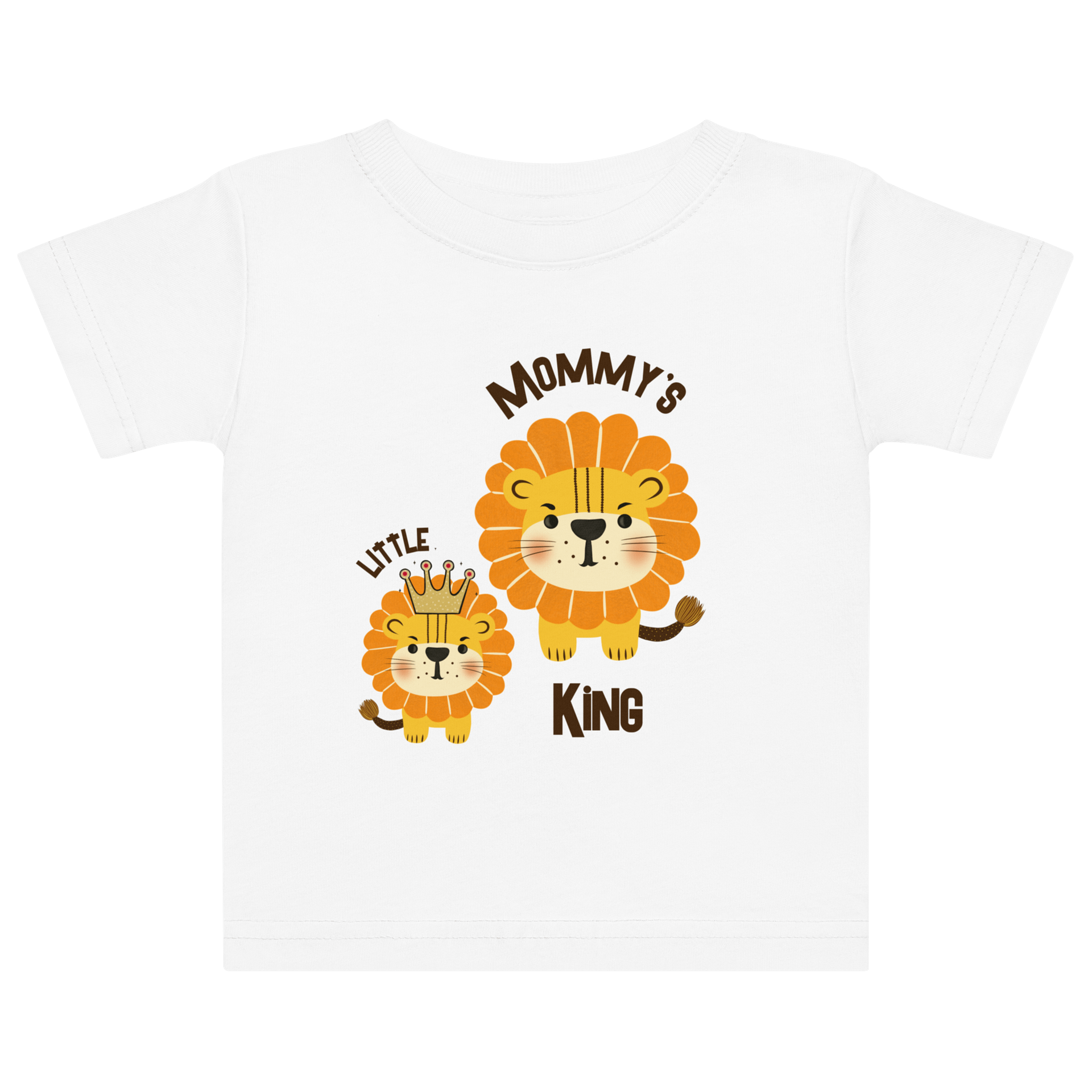 Mommy's Little King Lion Baby T-Shirt product image (5)