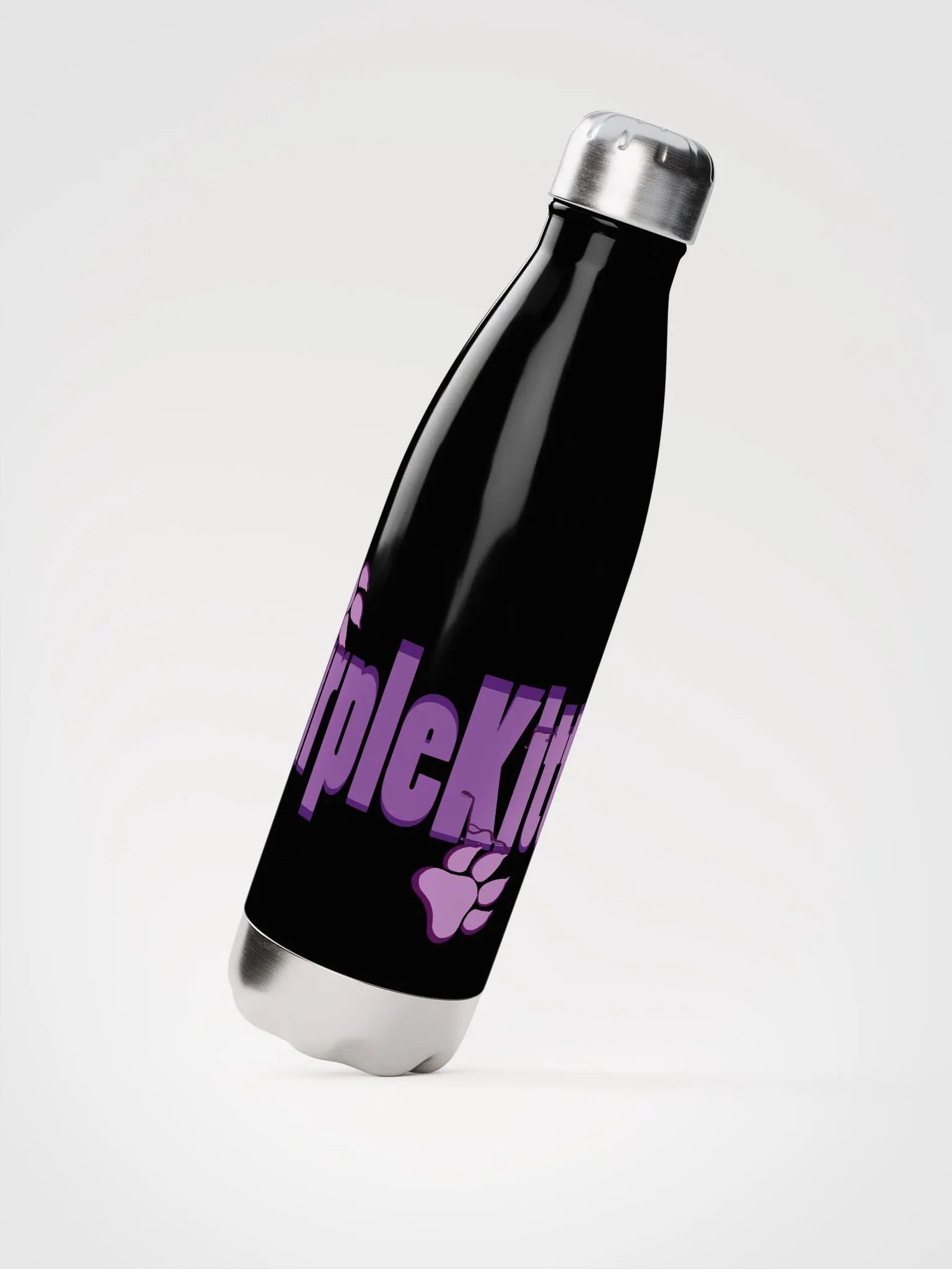 LilPurpleKitten Logo Water Bottle product image (2)