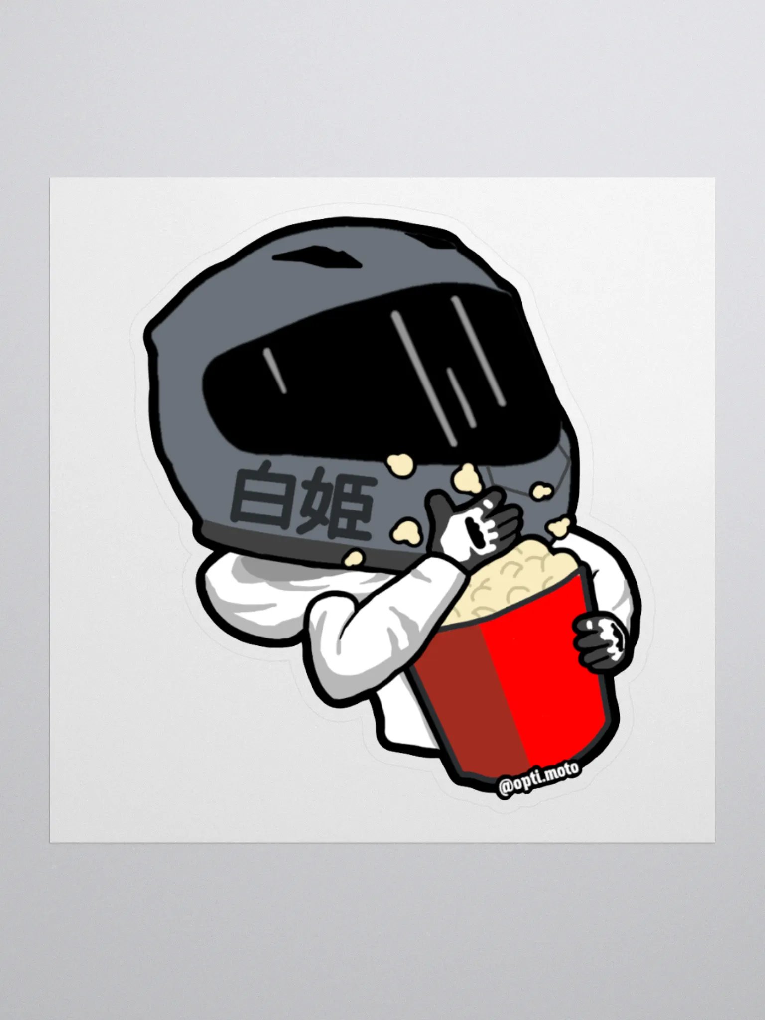 Optimoto Munchin' - Sticker product image (2)