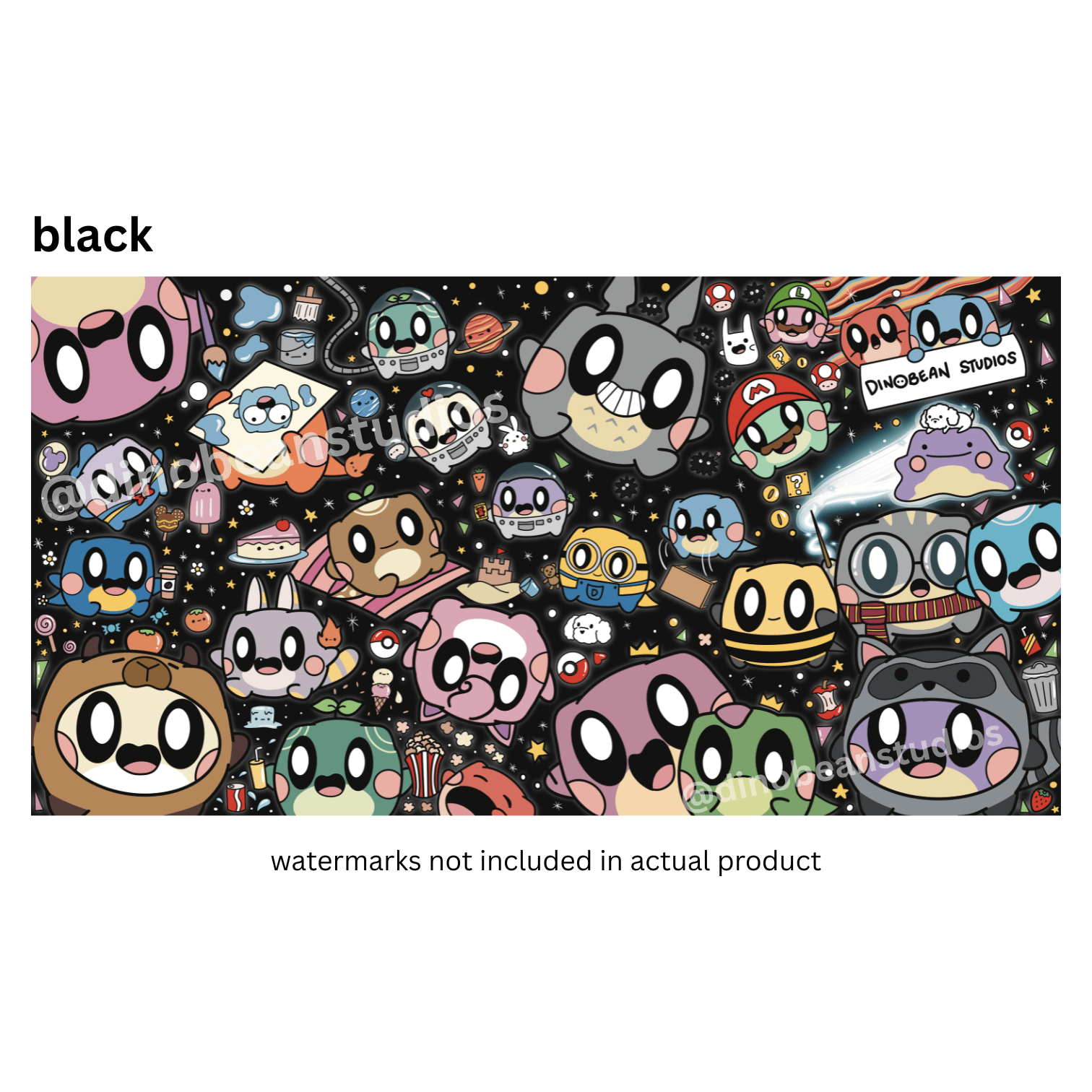 All The Dinobeans Desk Mat | Space Galaxy (3 Color Options) product image (3)