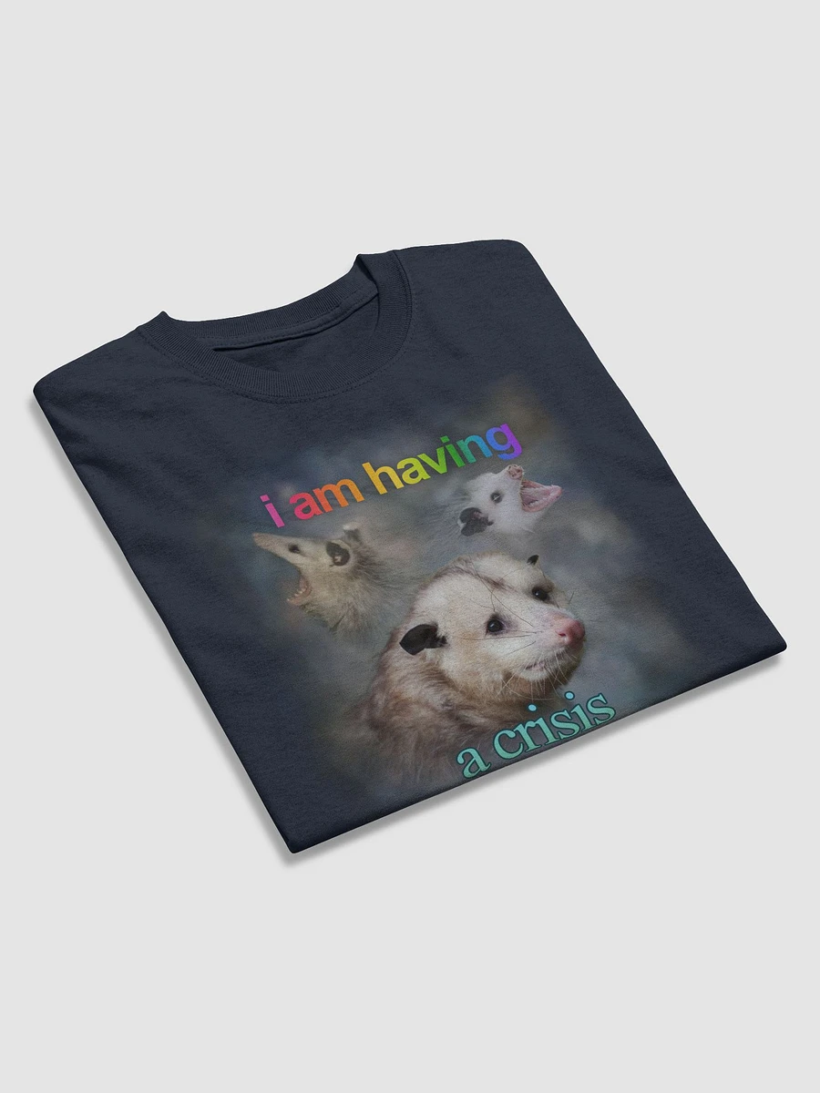 I am having a crisis possum T-shirt product image (4)