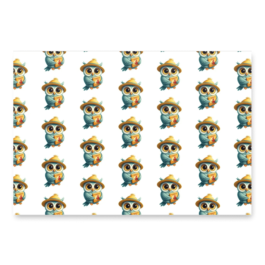 Owl Eyes Wrapping Paper Set product image (3)