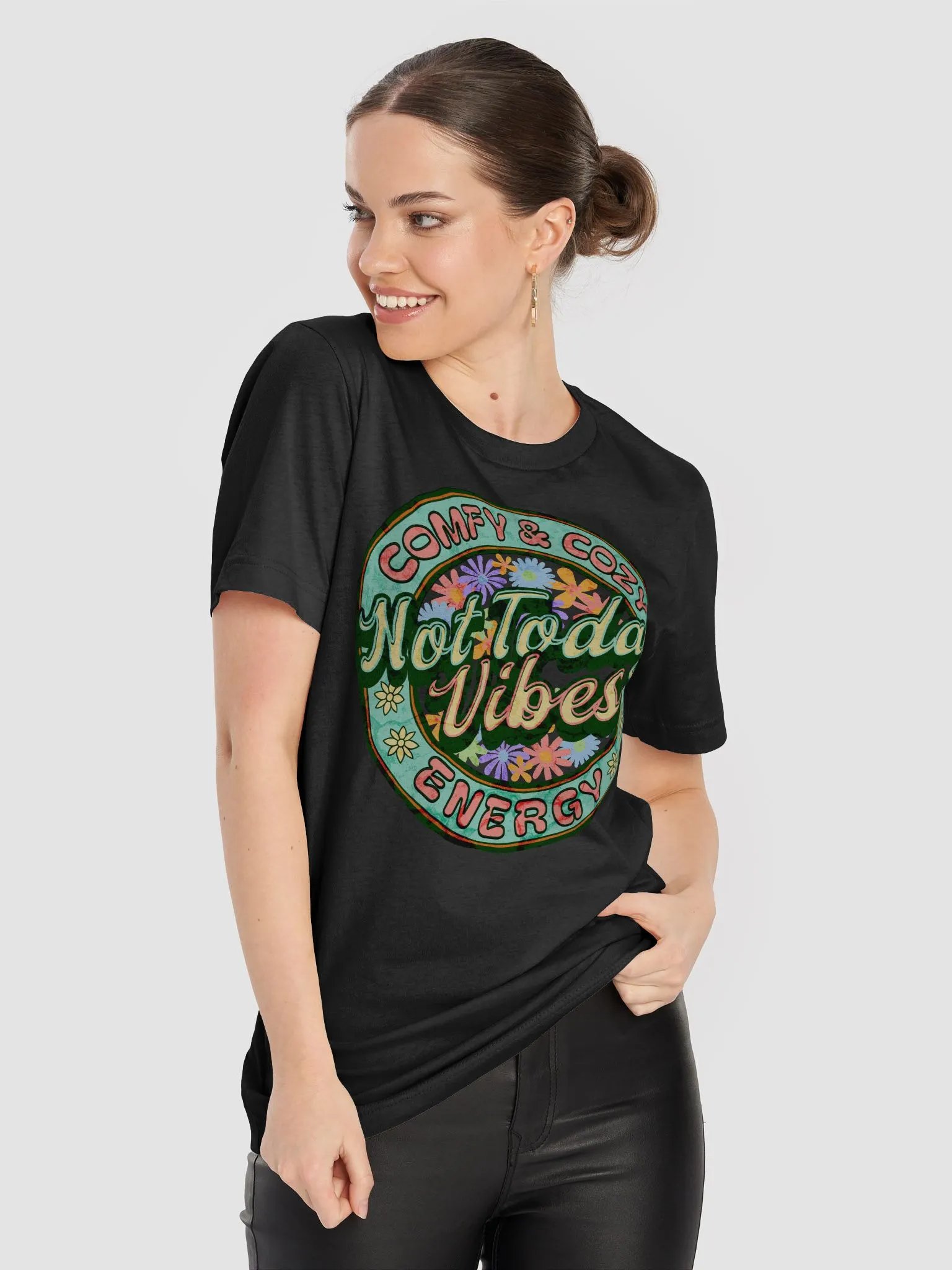 Not Today Vibes Floral T-Shirt product image (5)