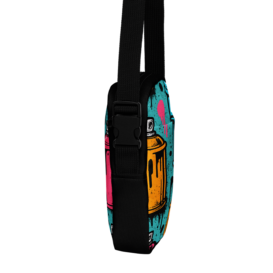 Spray Paint Neon Graffiti Pop Art - Utility Croosbody Bag product image (4)