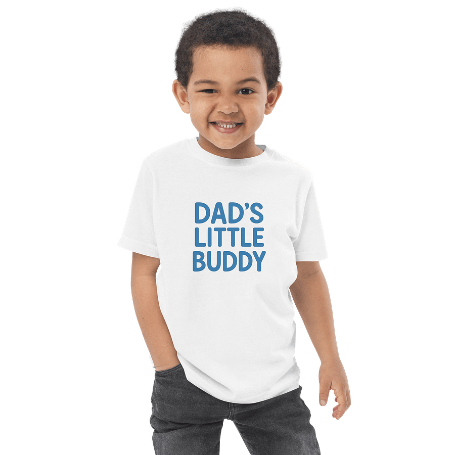 Dad's Little Buddy Toddler Jersey T-Shirt product image (4)