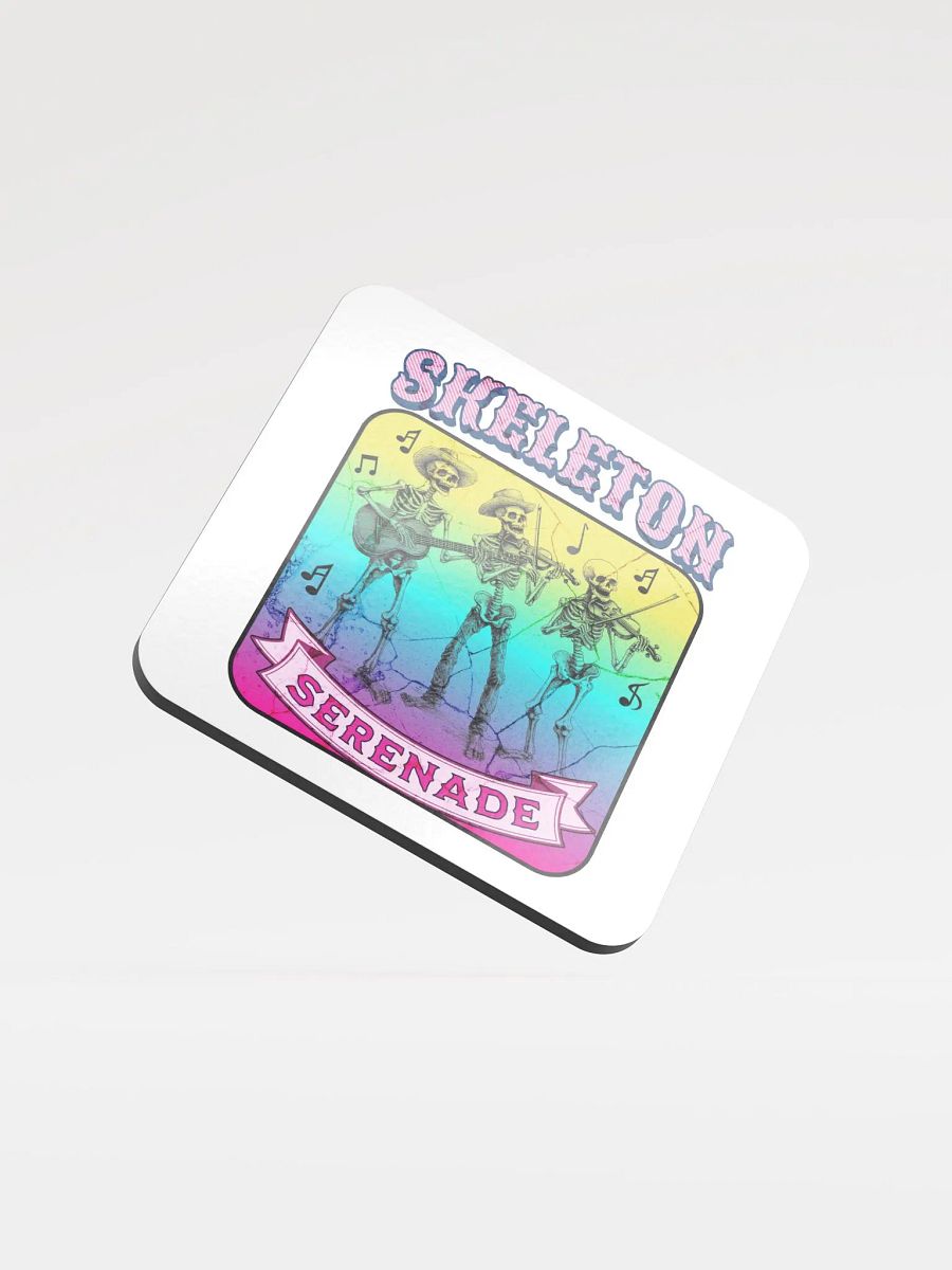 Skeleton Serenade Cork Coaster product image (1)