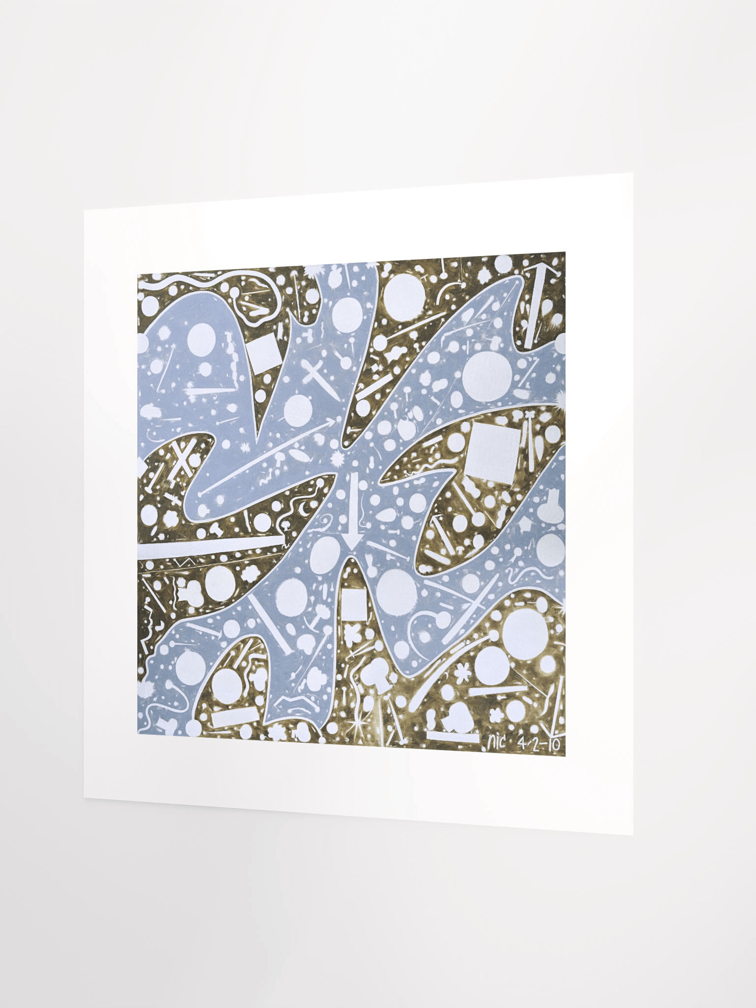 Cartoon Clock (2010) Print product image (2)