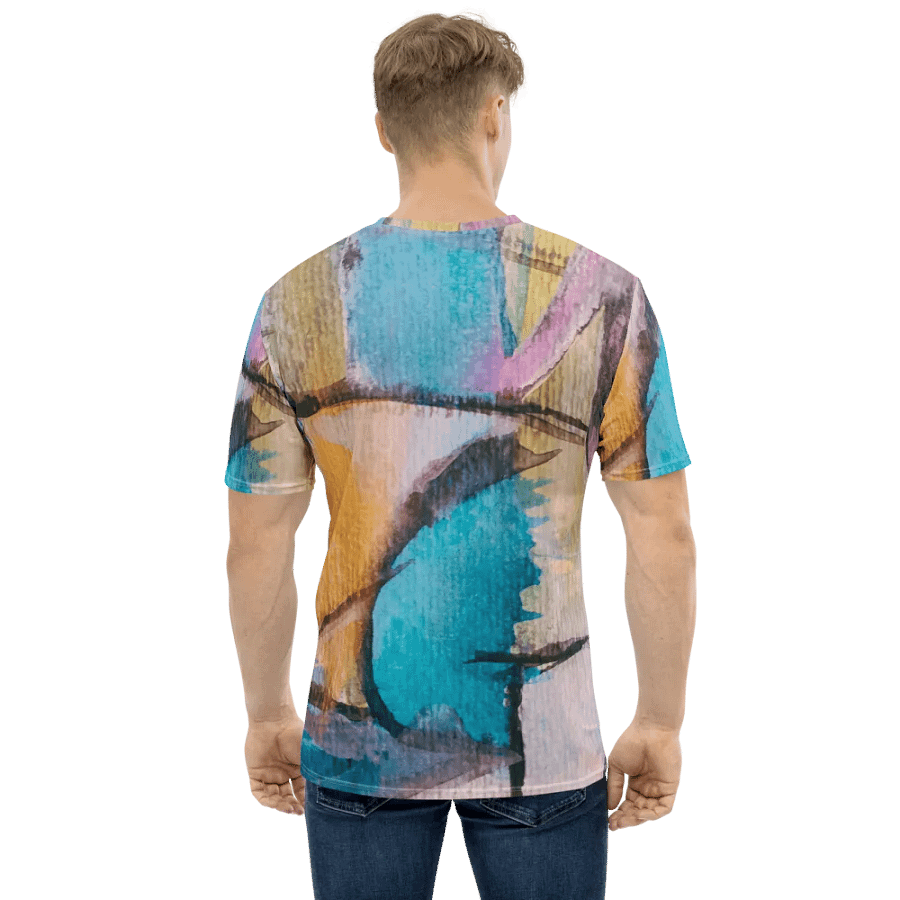 original watercolour painting on tshirt product image (1)