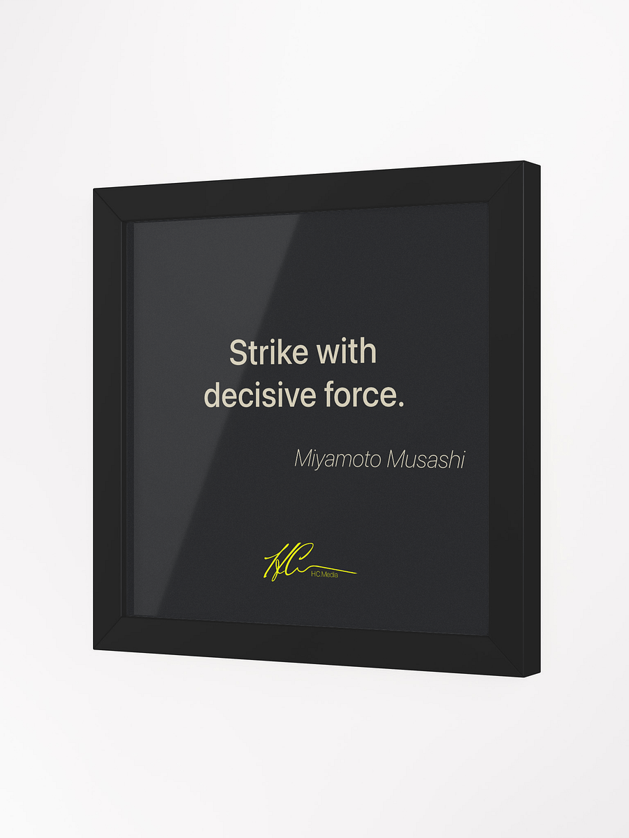 Miyamoto Musashi Q2 - Framed Poster product image (2)