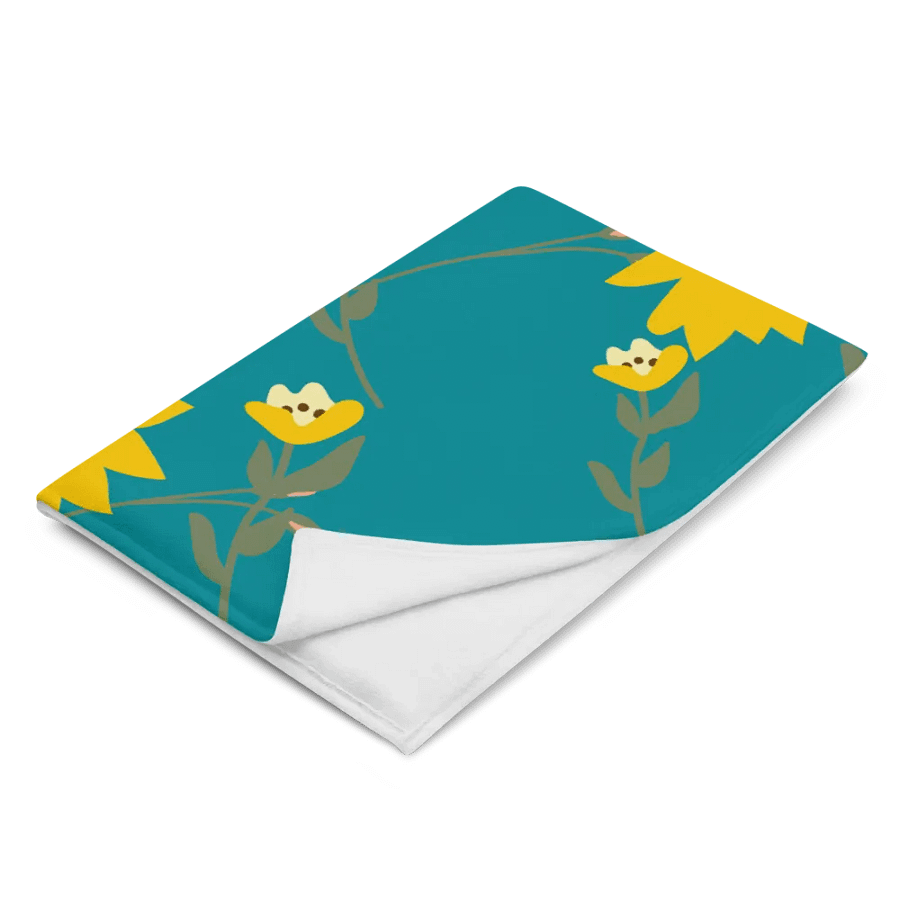 Colorful Floral Throw Blanket product image (4)