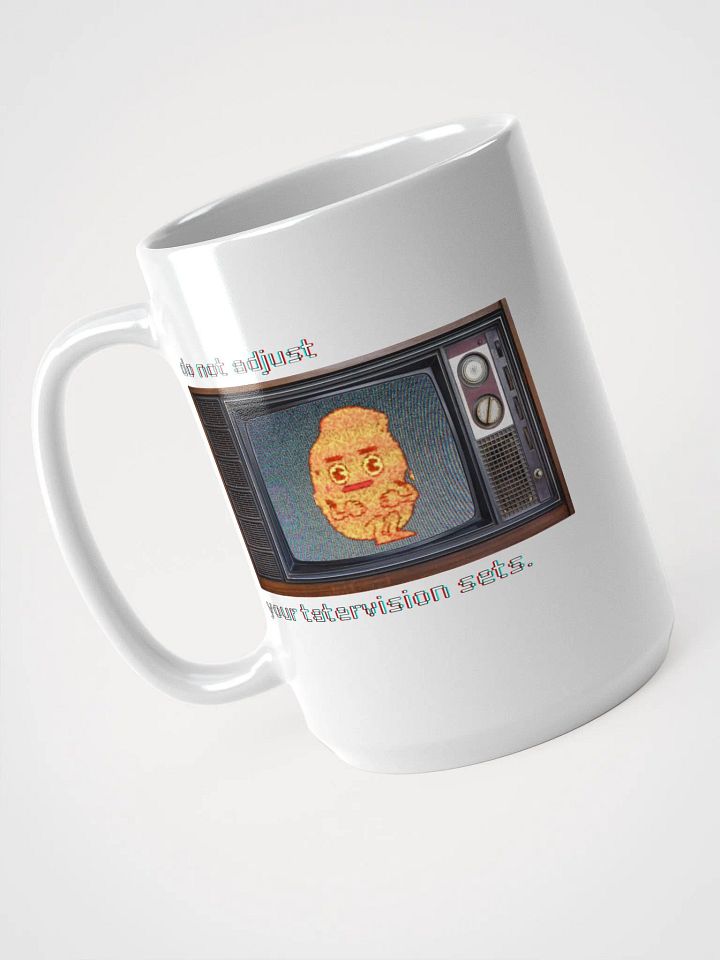 TATERVISION white glossy mug product image (1)