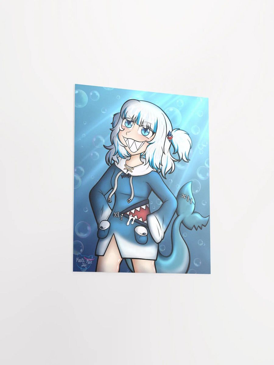 Gura Grinning - Fanart Print product image (6)