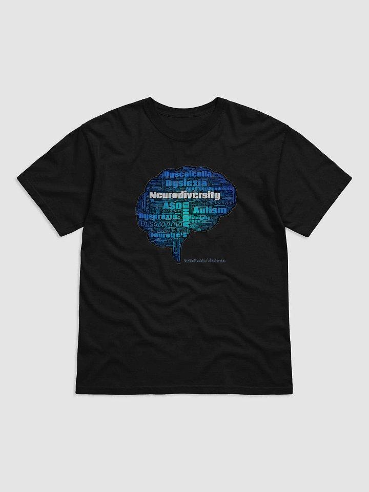 Neurodiversity Brain Comfy Supersoft Tee product image (2)