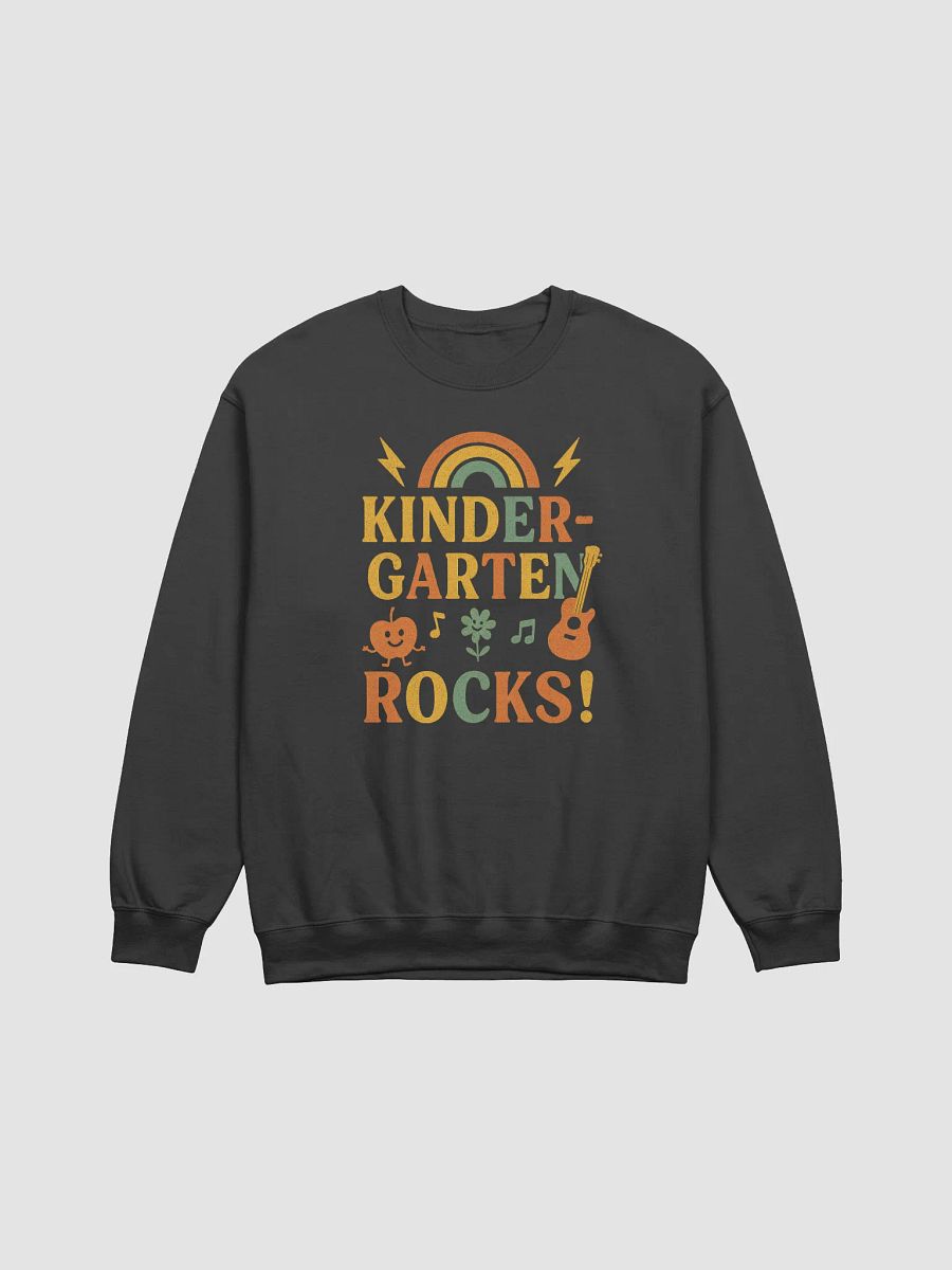 Kindergarten Rocks! Sweatshirt – Cozy Retro Teacher Pullover product image (7)