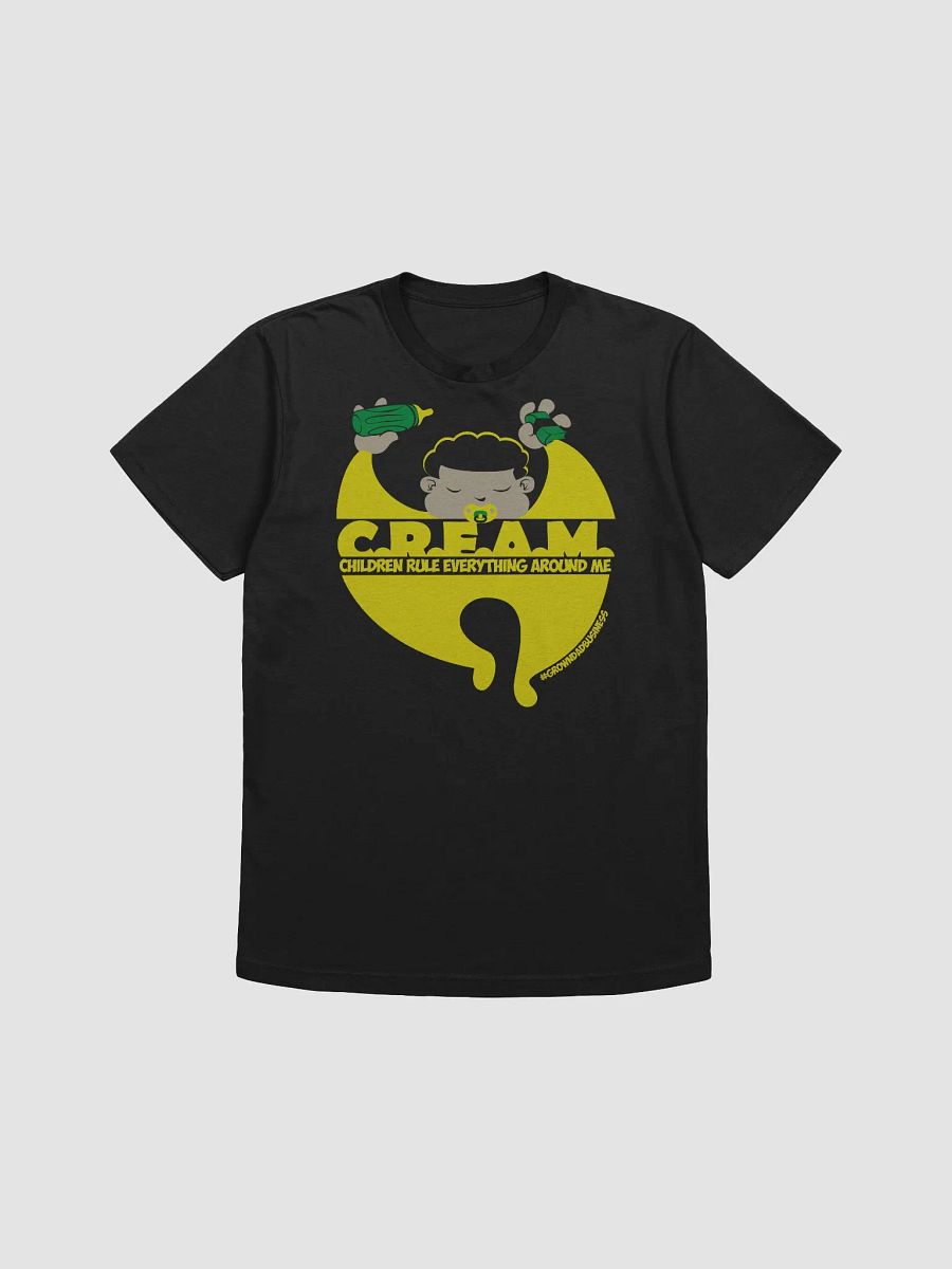 'C.R.E.A.M. Children Rule Everything Around Me' | WU-TANG parody T-Shirt | +4 colors | light on dark product image (1)