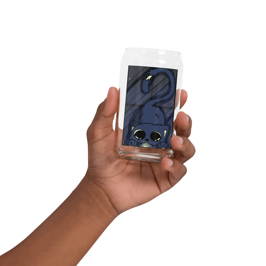 Whimsical Cat-Inspired Can-Shaped Glass product image (32)