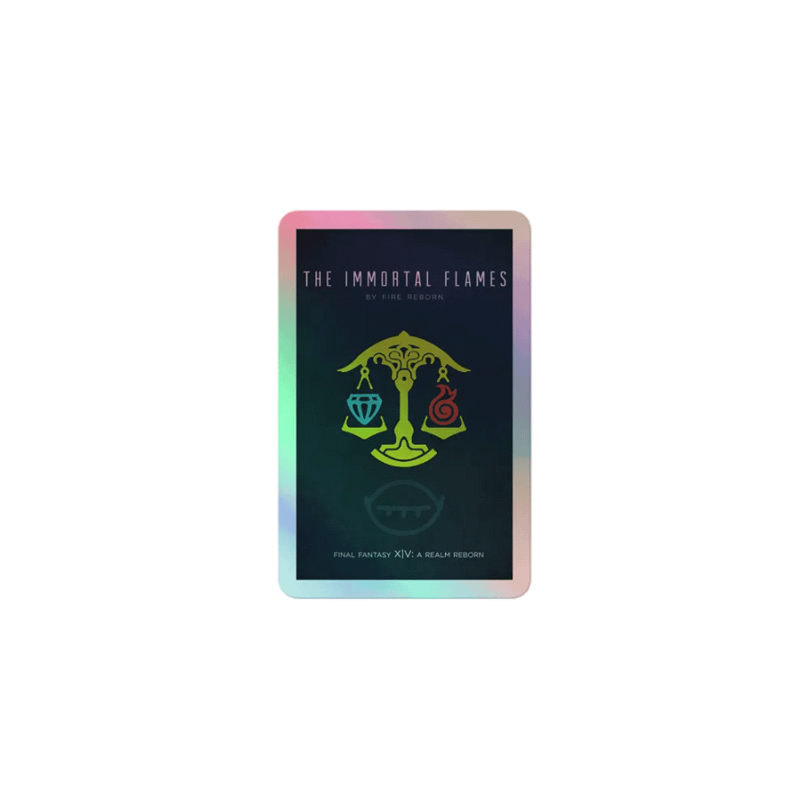 The Immortal Flames Holographic Sticker product image (1)