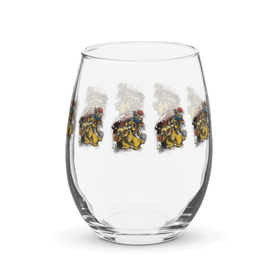 Bowser by StephyJ Stemless Wine Glass product image (4)