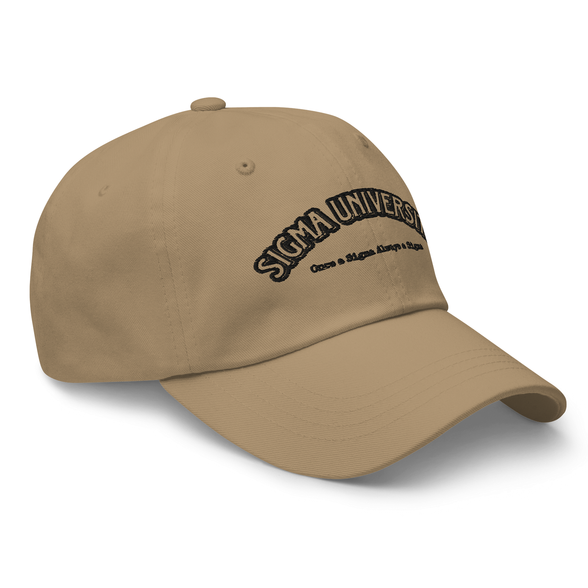 Sigma University Hat (Black Text) product image (7)
