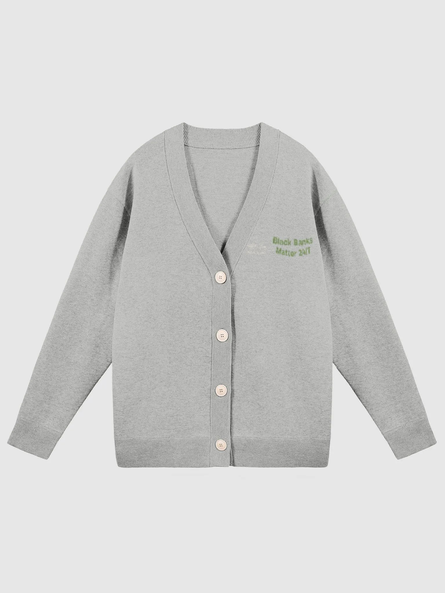 Jacquard Knit Unisex Cardigan product image (4)