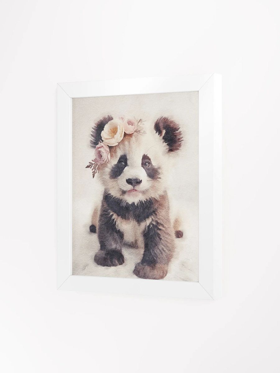 Panda Cub Flower Crown Print product image (48)