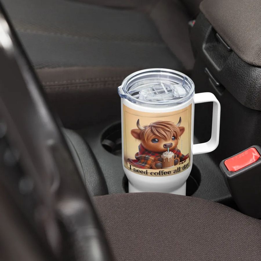 Coffee Cow Travel Mug product image (7)