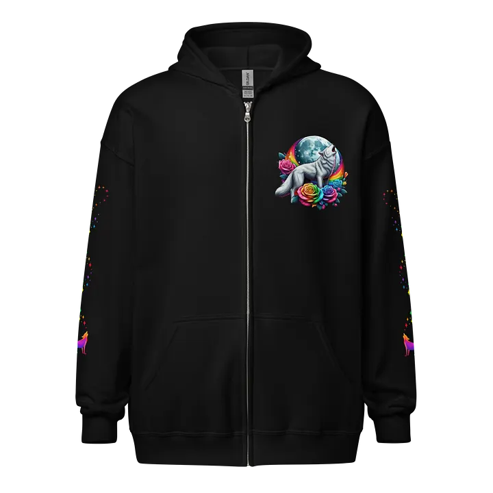 Pride Howl Unisex Zip Hoodie product image (1)