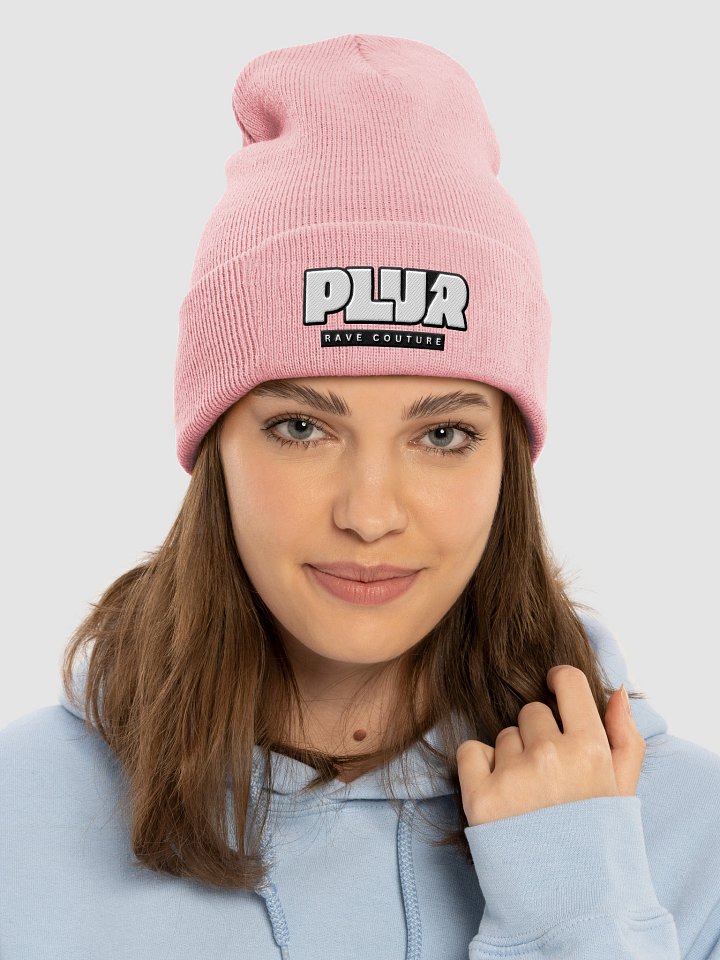PINK PLUR GRAFFITI BEANIE product image (1)