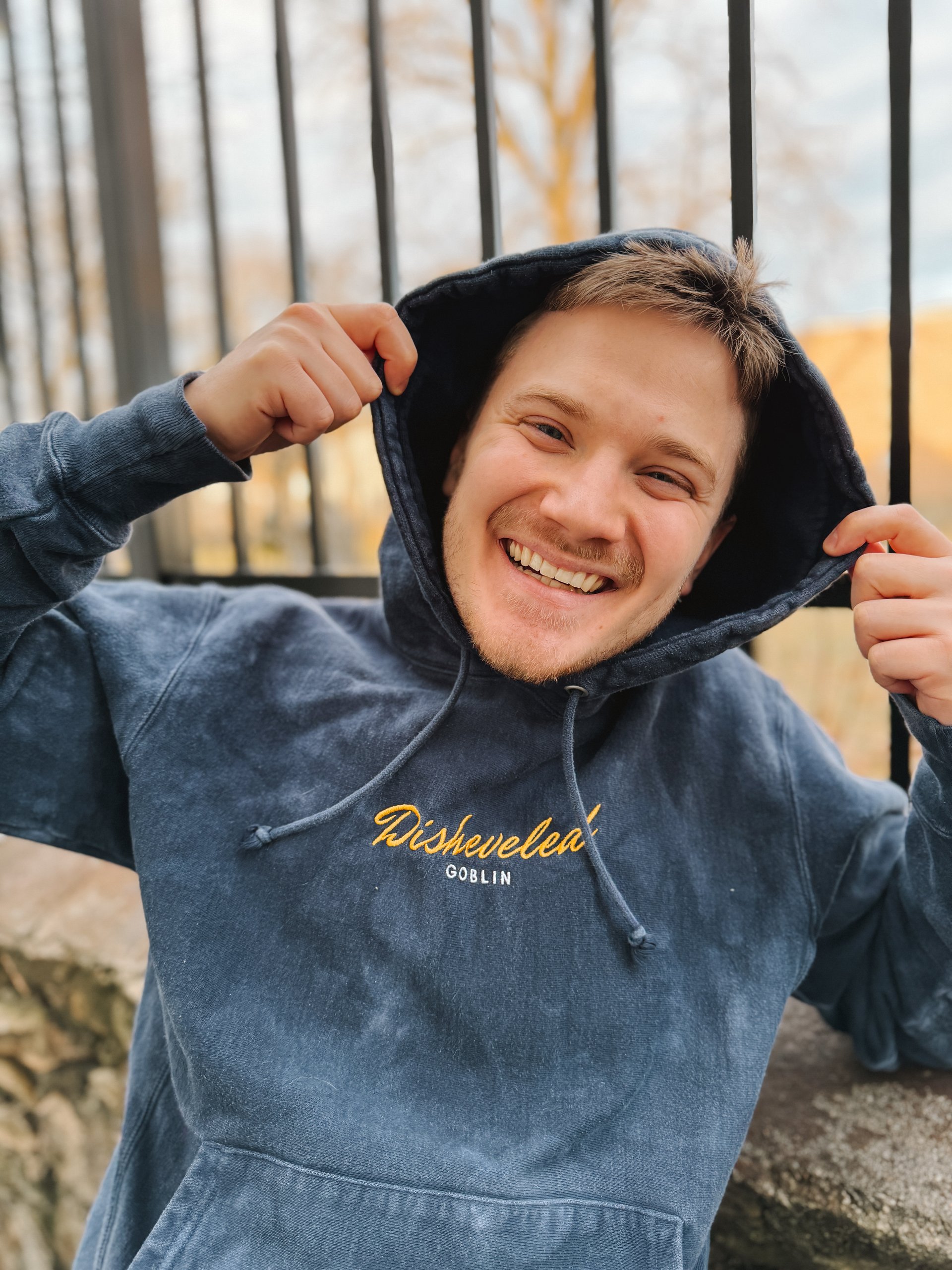 Tie-Dyed Disheveled Goblin Hoodie product image (2)