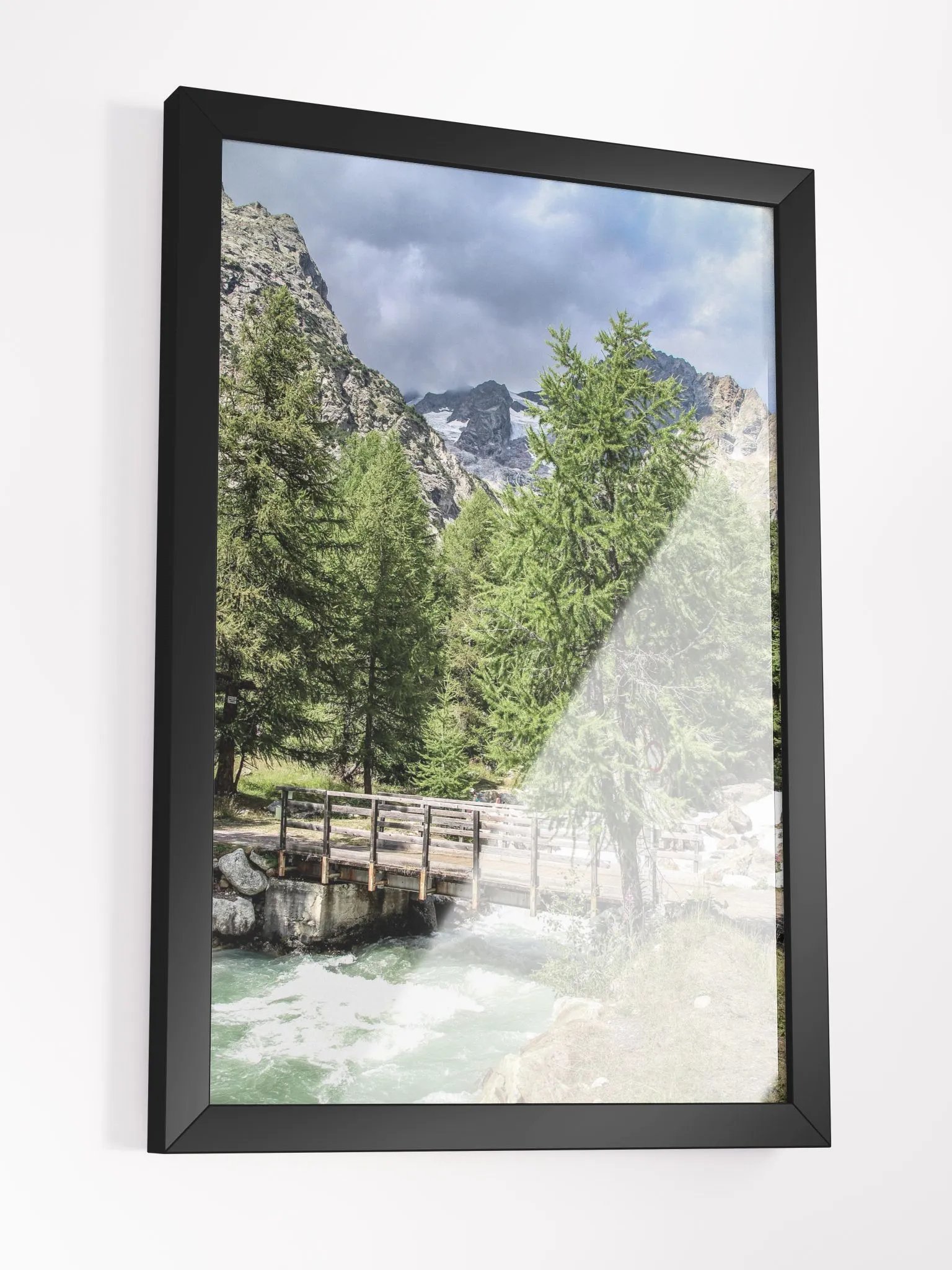 Print Fine Art - Rushing Waters at Lavachey – Mont Blanc, France product image (5)