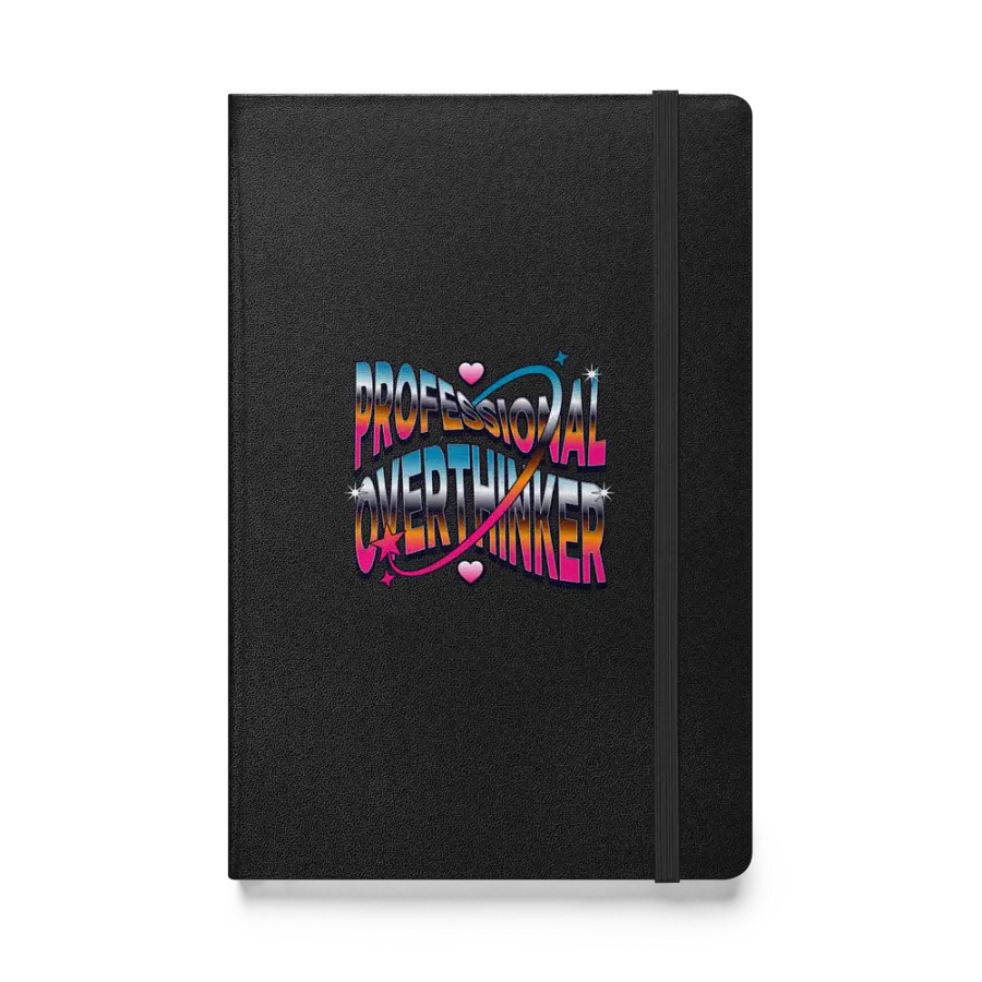 Professional Overthinker Cosmic Hardcover Journal product image (1)