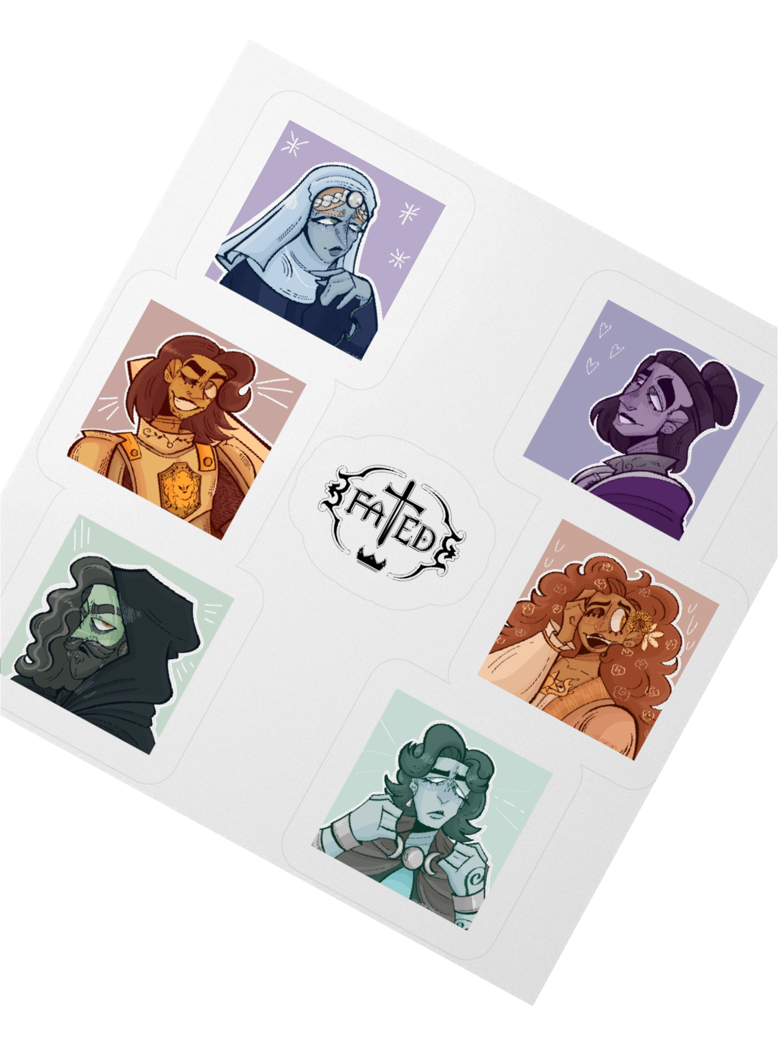 Fated Main Cast Sticker Set (Act 1) product image (5)