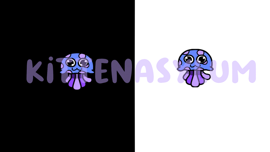 Jellyfish🍥 - Animated Waving Emote in Purple product image (1)