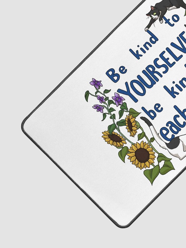 Be Kind Mouse Mat - White product image (2)