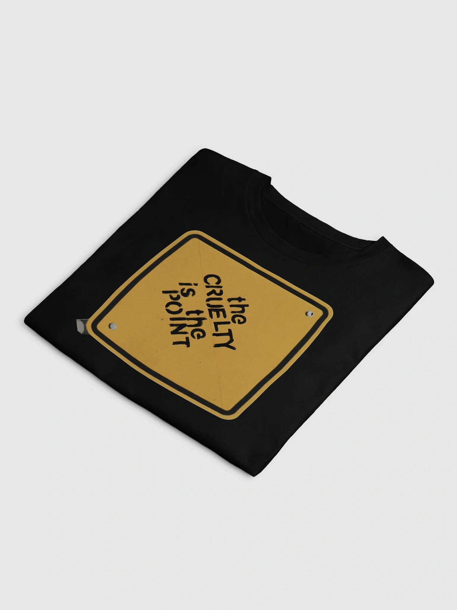 The Cruelty is the Point Crop Top product image (4)