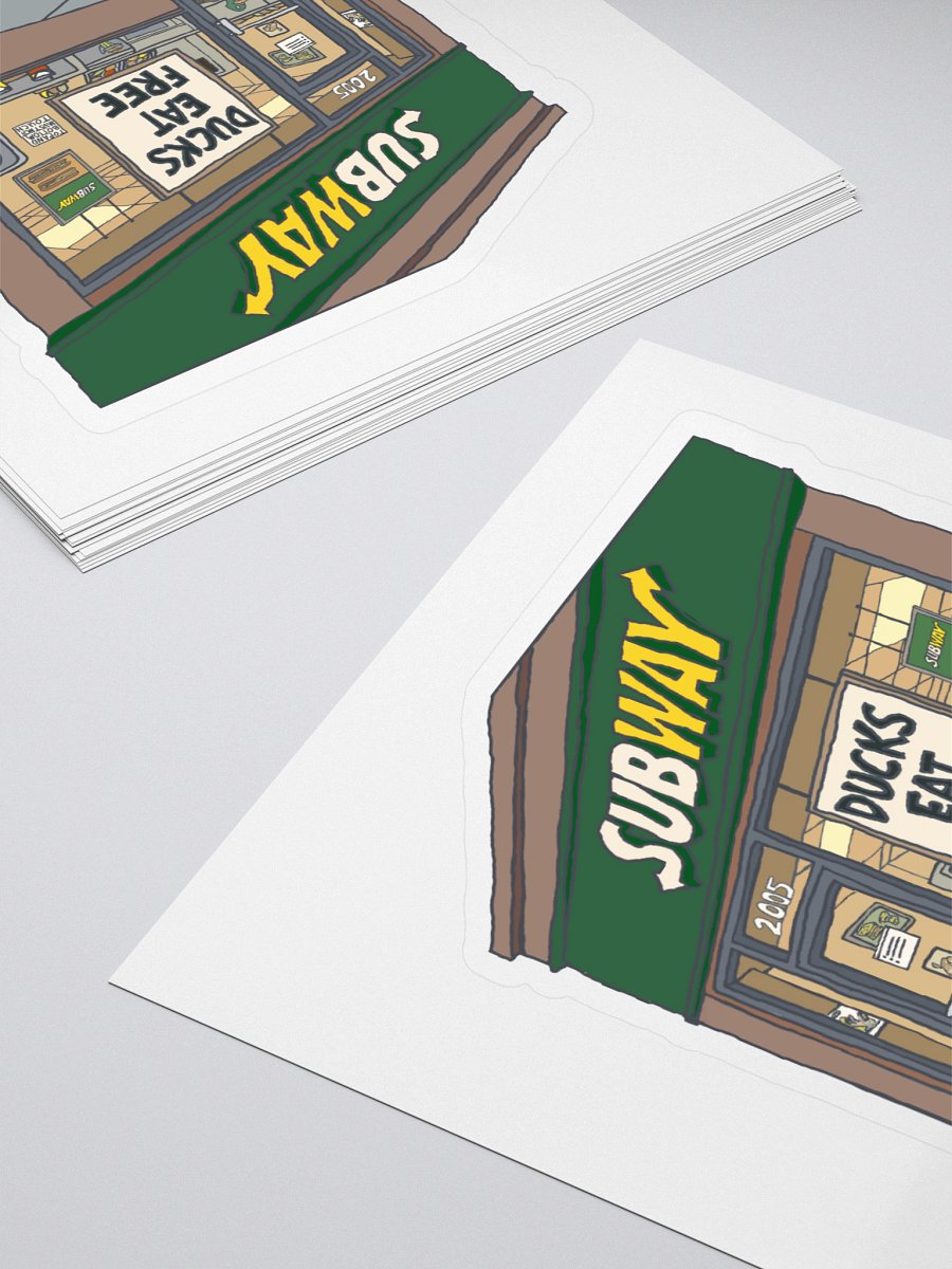 Ducks Eat Free Sticker product image (4)